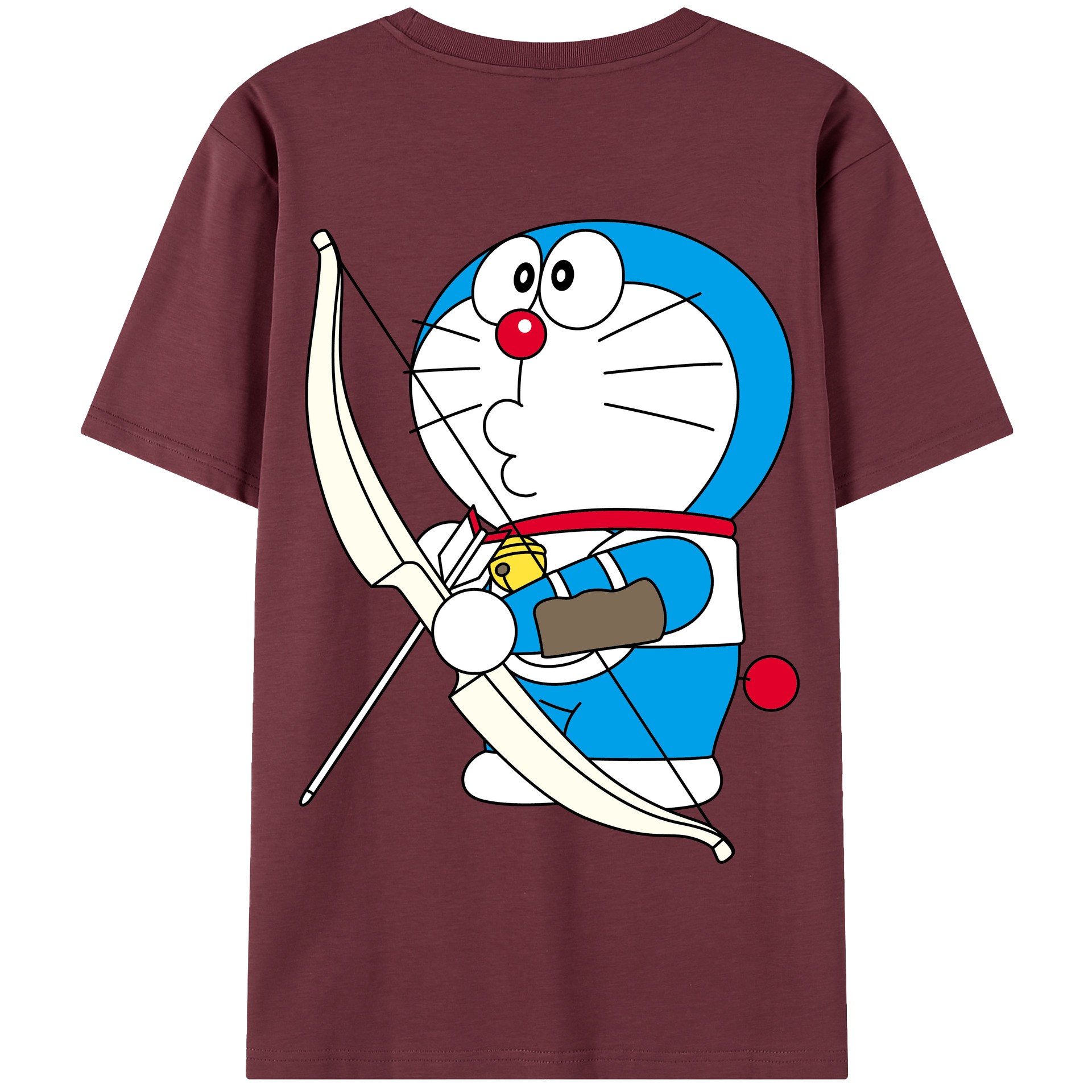 （画像用） ドラえもん Doraemon 綿100％半袖Tシャツ（背面プリント）